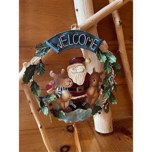 Santa Welcome Wreath